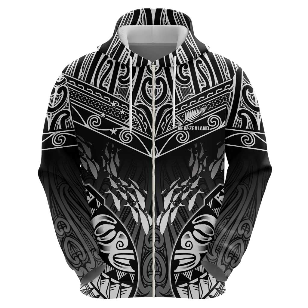 Custom New Zealand Fishing Hoodie Aotearoa Maori Koru - Polynesian Pride