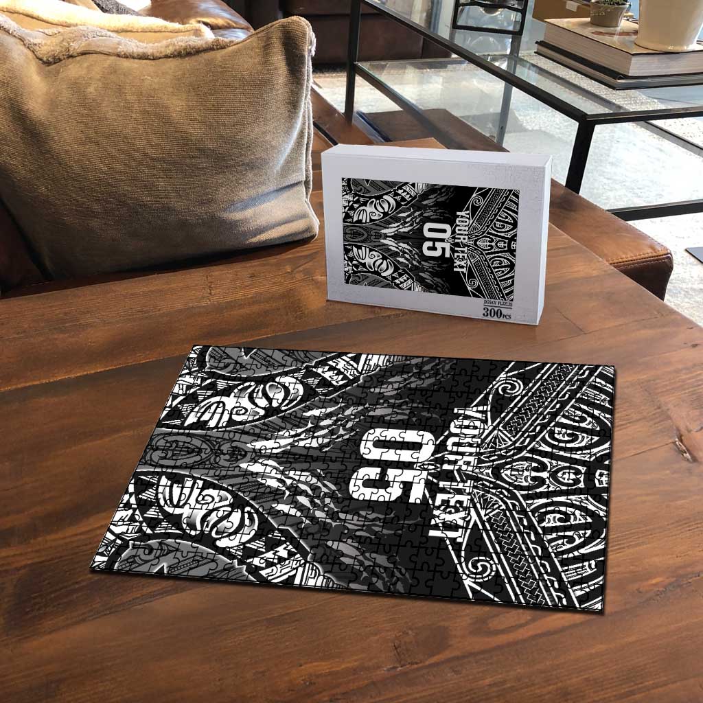 Custom New Zealand Fishing Puzzle Aotearoa Maori Koru - Polynesian Pride