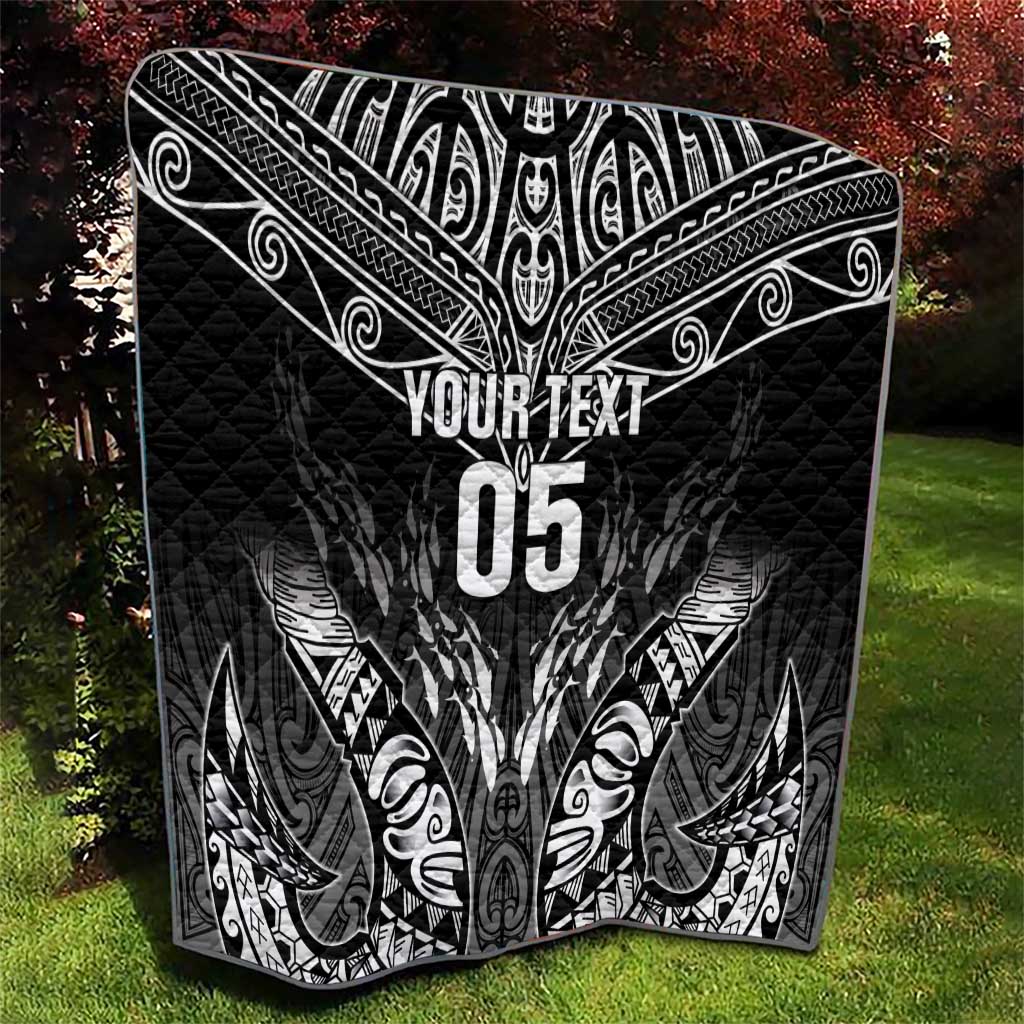 Custom New Zealand Fishing Quilt Aotearoa Maori Koru - Polynesian Pride