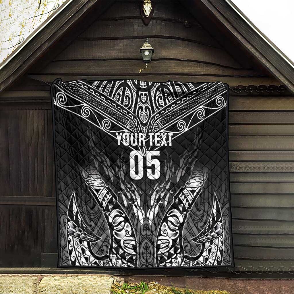 Custom New Zealand Fishing Quilt Aotearoa Maori Koru - Polynesian Pride