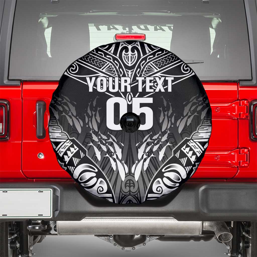 Custom New Zealand Fishing Spare Tire Cover Aotearoa Maori Koru - Polynesian Pride