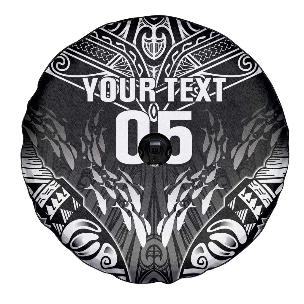 Custom New Zealand Fishing Spare Tire Cover Aotearoa Maori Koru - Polynesian Pride