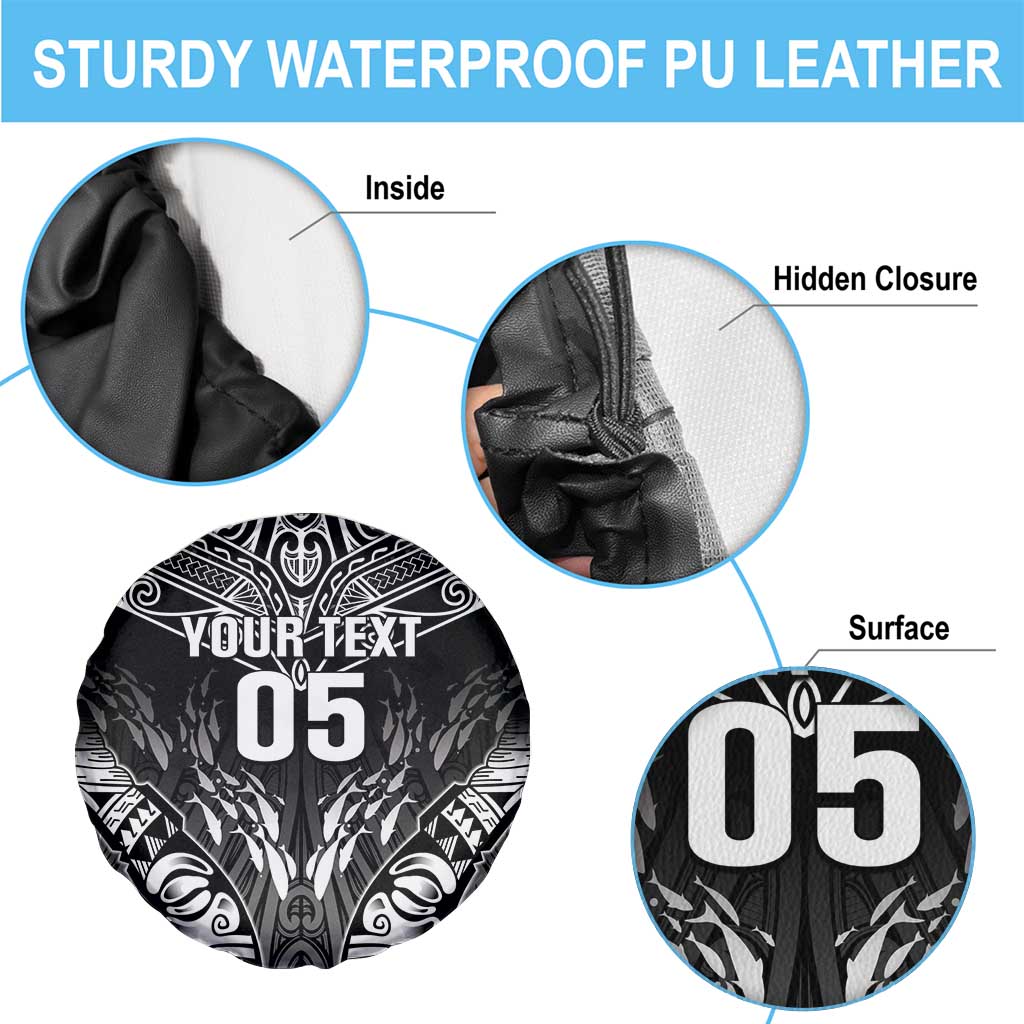 Custom New Zealand Fishing Spare Tire Cover Aotearoa Maori Koru - Polynesian Pride