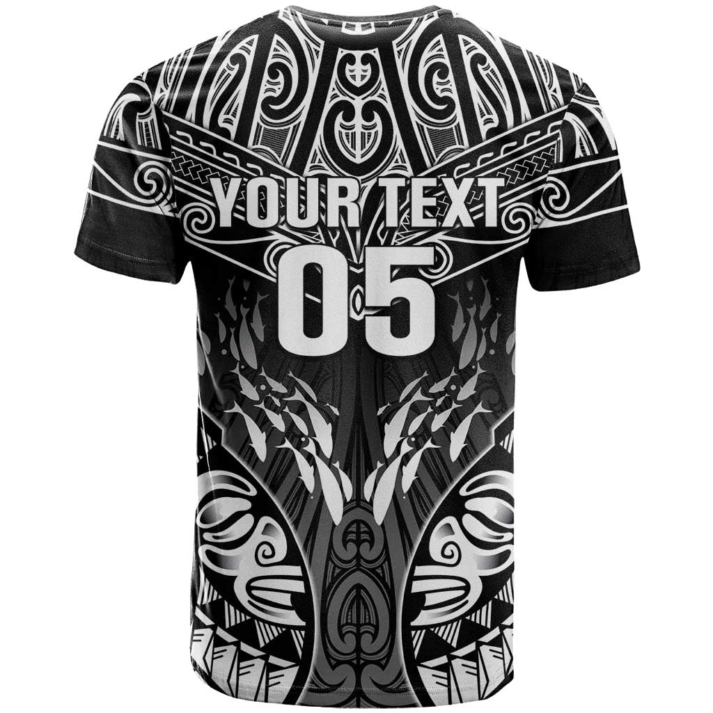 Custom New Zealand Fishing T Shirt Aotearoa Maori Koru - Polynesian Pride