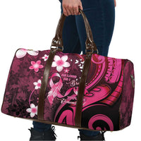 Memorial Breast Cancer Awareness Travel Bag Plumeria Floral Tribal Pattern LT05 - Polynesian Pride