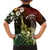 Hawaii Ukulele Family Matching Tank Maxi Dress and Hawaiian Shirt Polynesian Pattern Mix Hibiscus Reggae Version LT05
