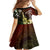 Hawaii Ukulele Family Matching Tank Maxi Dress and Hawaiian Shirt Polynesian Pattern Mix Hibiscus Reggae Version LT05