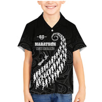 Custom New Zealand Marathon Family Matching Mermaid Dress and Hawaiian Shirt Maori Style