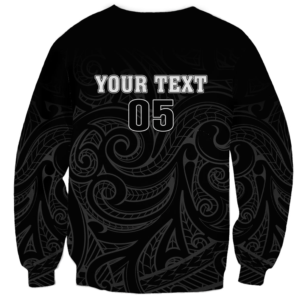 Custom New Zealand Marathon Sweatshirt Maori Style