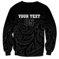 Custom New Zealand Marathon Sweatshirt Maori Style