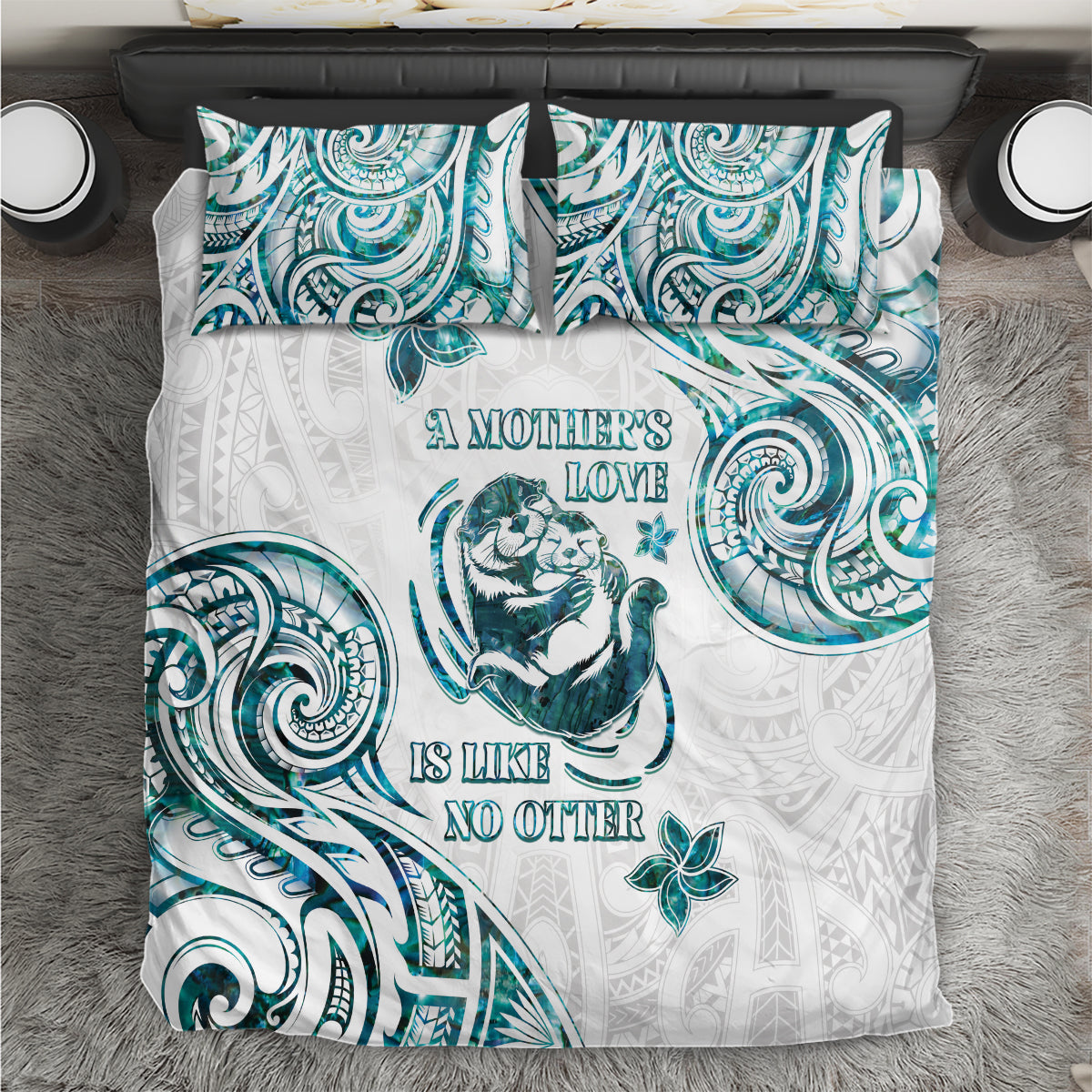 New Zealand Aotearoa Hari Ra Mama Bedding Set A Mother's Love Is Like No Otter