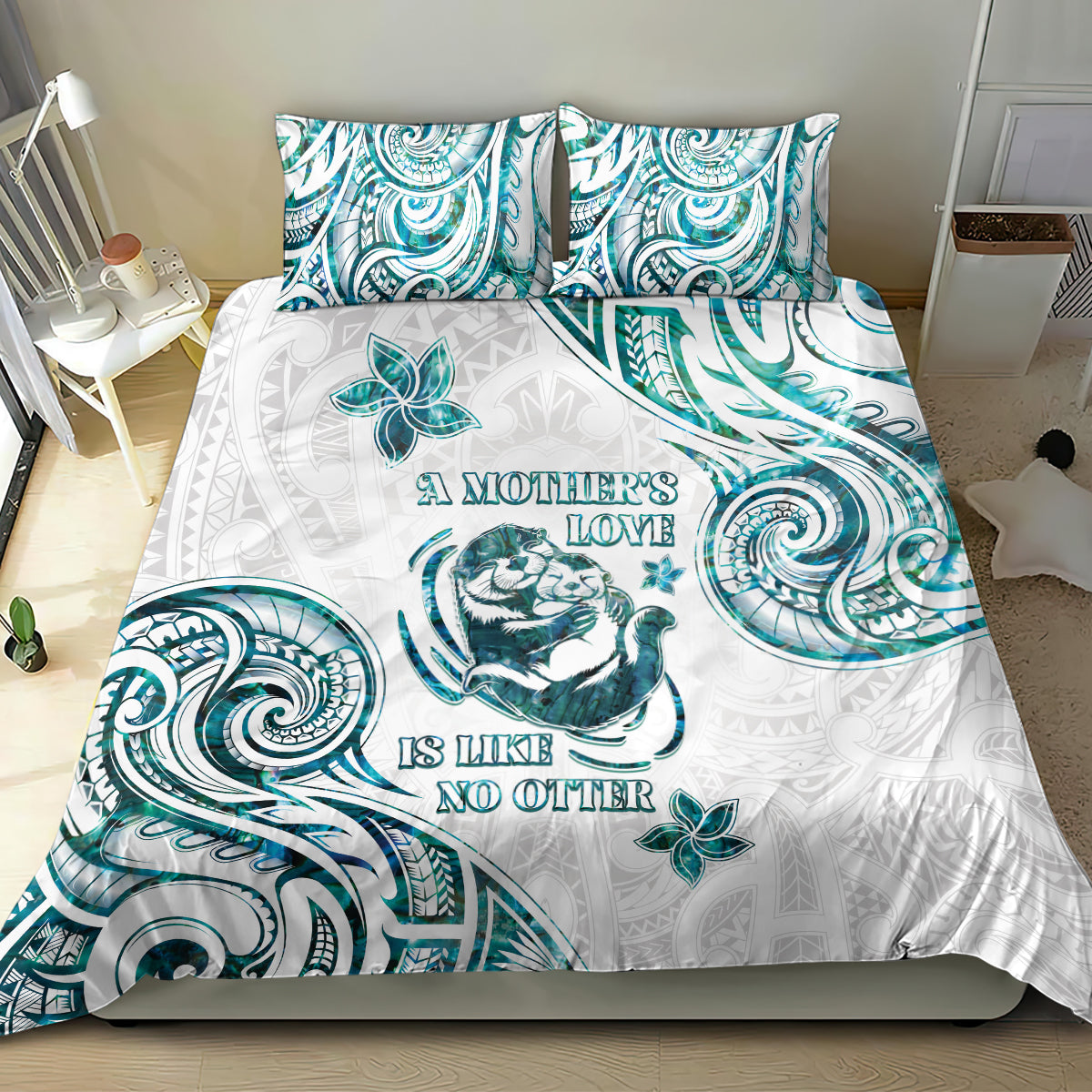 New Zealand Aotearoa Hari Ra Mama Bedding Set A Mother's Love Is Like No Otter