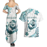 New Zealand Aotearoa Hari Ra Mama Couples Matching Summer Maxi Dress and Hawaiian Shirt A Mother's Love Is Like No Otter
