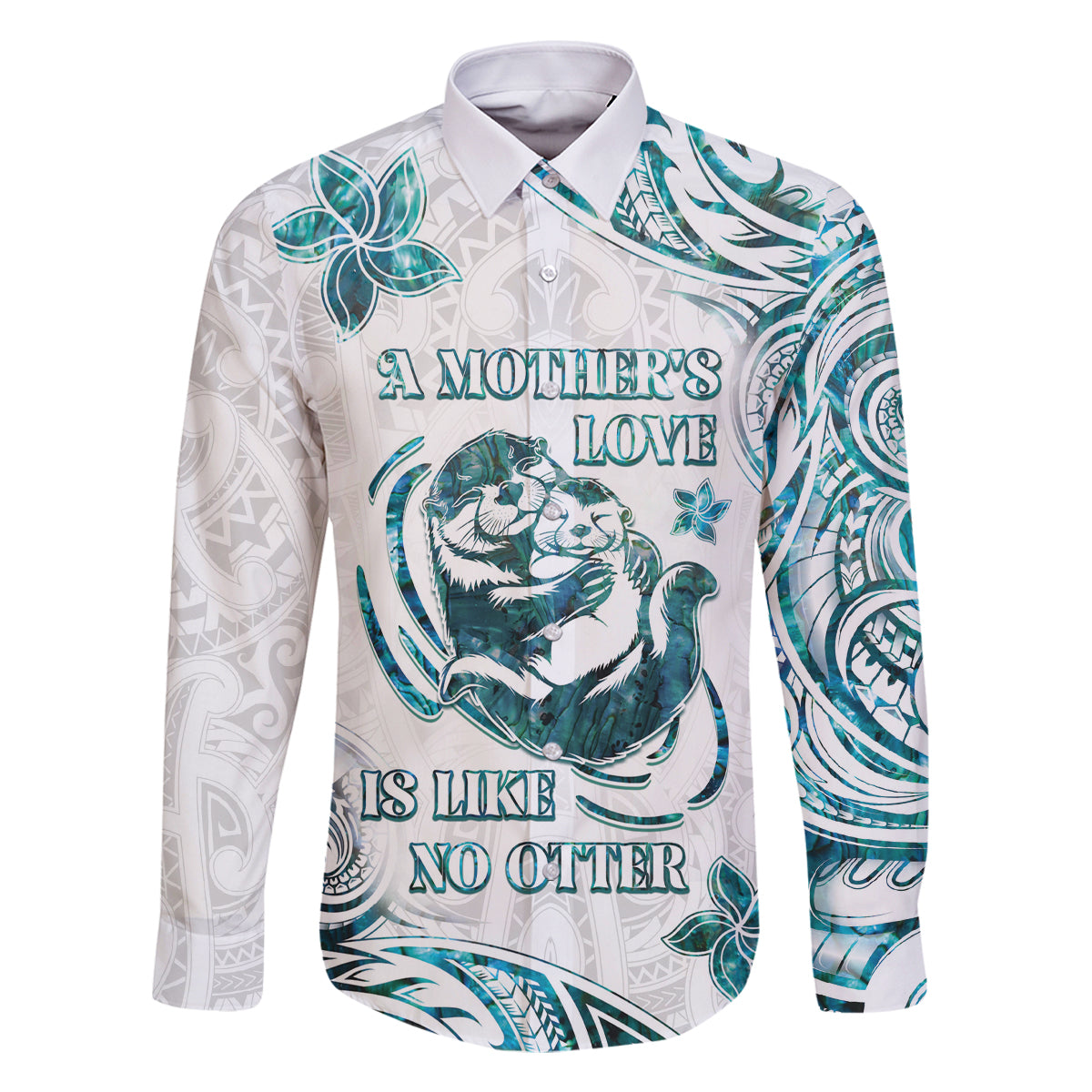 New Zealand Aotearoa Hari Ra Mama Family Matching Tank Maxi Dress and Hawaiian Shirt A Mother's Love Is Like No Otter