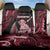 New Zealand Maori Taniwha Back Car Seat Cover Silver Fern Red Version LT05