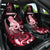 New Zealand Maori Taniwha Car Seat Cover Silver Fern Red Version