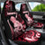 New Zealand Maori Taniwha Car Seat Cover Silver Fern Red Version