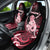 New Zealand Maori Taniwha Car Seat Cover Silver Fern Red Version