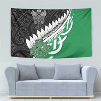 New Zealand And Ireland Rugby Tapestry Silver Fern With Celtic Cross
