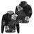 Hawaii Hibiscus With Black Polynesian Pattern Hoodie