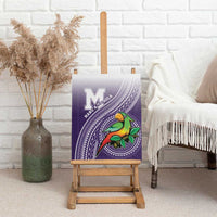 Manua High School Canvas Wall Art Polynesian Tribal Pattern