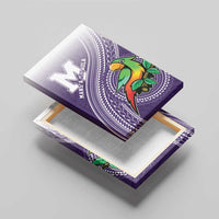 Manua High School Canvas Wall Art Polynesian Tribal Pattern