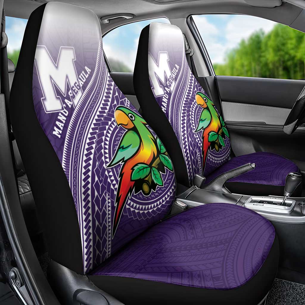Manua High School Car Seat Cover Polynesian Tribal Pattern LT05 - Polynesian Pride