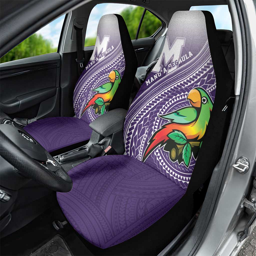 Manua High School Car Seat Cover Polynesian Tribal Pattern LT05 - Polynesian Pride