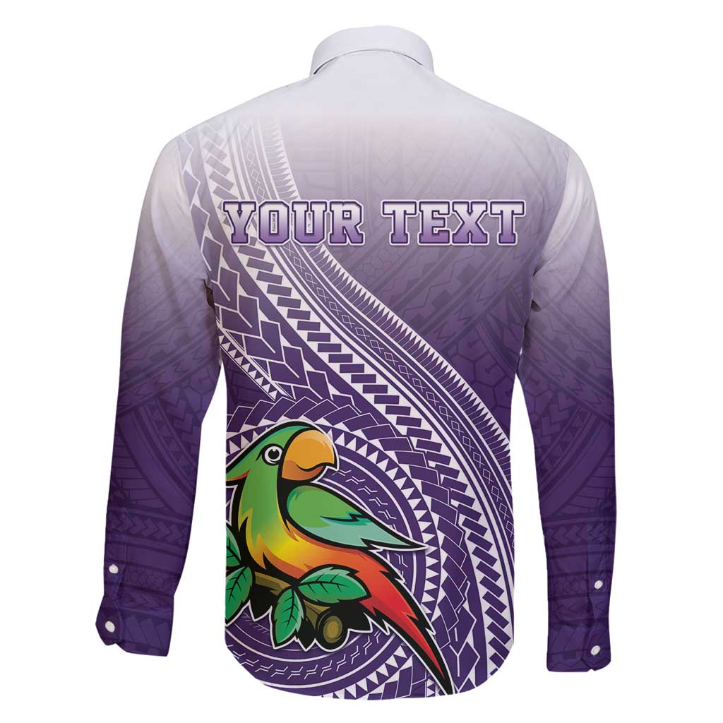 Personalized Manua High School Family Matching Long Sleeve Bodycon Dress and Hawaiian Shirt Polynesian Tribal Pattern LT05 - Polynesian Pride
