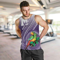 Personalized Manua High School Men Tank Top Polynesian Tribal Pattern