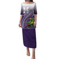 Personalized Manua High School Puletasi Polynesian Tribal Pattern