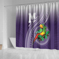 Manua High School Shower Curtain Polynesian Tribal Pattern