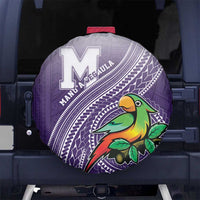 Manua High School Spare Tire Cover Polynesian Tribal Pattern