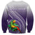 Personalized Manua High School Sweatshirt Polynesian Tribal Pattern