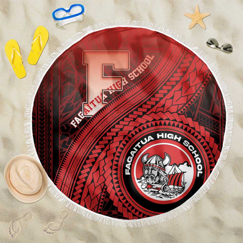 Fagaitua High School Beach Blanket Polynesian Tribal Pattern