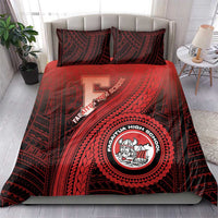 Fagaitua High School Bedding Set Polynesian Tribal Pattern