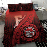 Fagaitua High School Bedding Set Polynesian Tribal Pattern