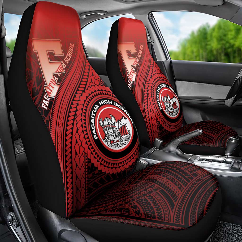 Fagaitua High School Car Seat Cover Polynesian Tribal Pattern LT05 - Polynesian Pride