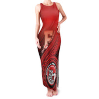 Personalized Fagaitua High School Family Matching Tank Maxi Dress and Hawaiian Shirt Polynesian Tribal Pattern