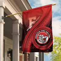 Fagaitua High School Garden Flag Polynesian Tribal Pattern