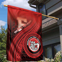 Fagaitua High School Garden Flag Polynesian Tribal Pattern