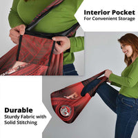 Fagaitua High School Grocery Bag Polynesian Tribal Pattern