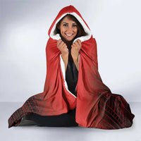 Fagaitua High School Hooded Blanket Polynesian Tribal Pattern