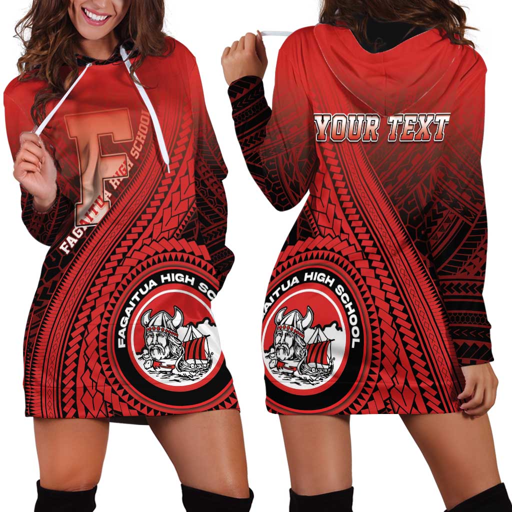 Personalized Fagaitua High School Hoodie Dress Polynesian Tribal Pattern LT05 - Polynesian Pride