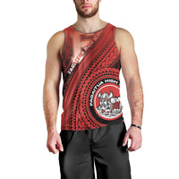 Personalized Fagaitua High School Men Tank Top Polynesian Tribal Pattern