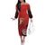 Personalized Fagaitua High School Off The Shoulder Long Sleeve Dress Polynesian Tribal Pattern