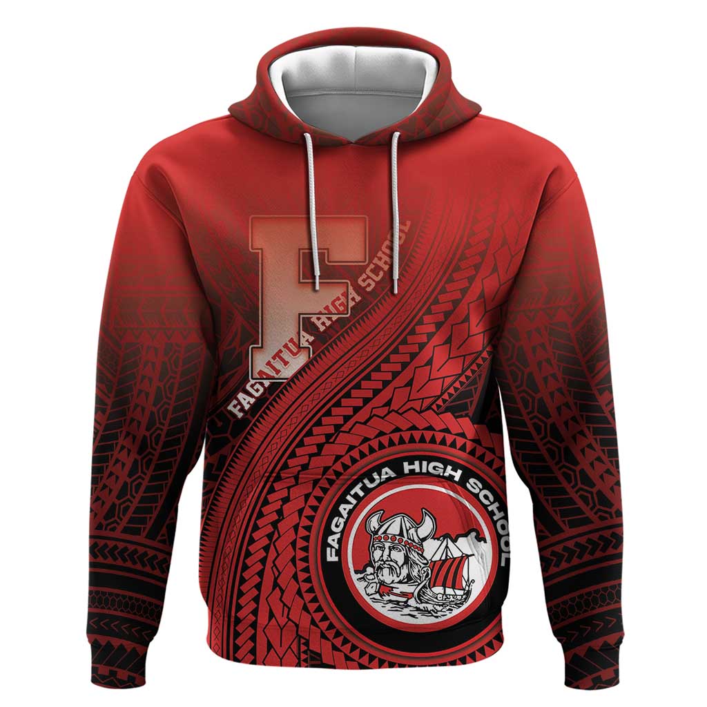 Personalized Fagaitua High School Zip Hoodie Polynesian Tribal Pattern