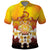 Tahiti Heiva Festival Polo Shirt Tahitian Vahine Plumeria Flowers