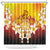 Tahiti Heiva Festival Shower Curtain Tahitian Vahine Plumeria Flowers