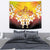 Tahiti Heiva Festival Tapestry Tahitian Vahine Plumeria Flowers